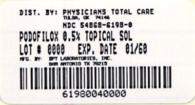Podofilox Topical Solution 3.5 mL Carton (Package Label)